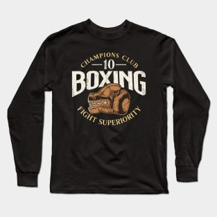 Boxing fight gloves distressed Long Sleeve T-Shirt